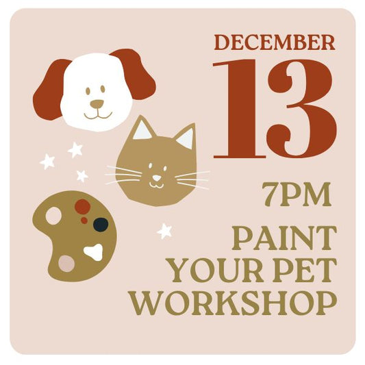 Paint Your Pet Workshop